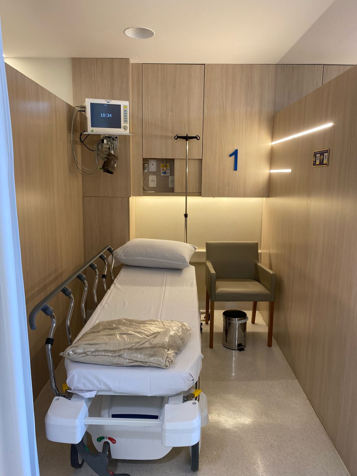 Leito de recuperação da RMS Espaços Cirúrgicos